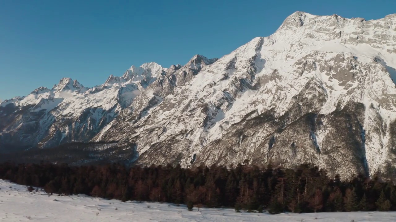 云南丽江玉龙雪山视频素材