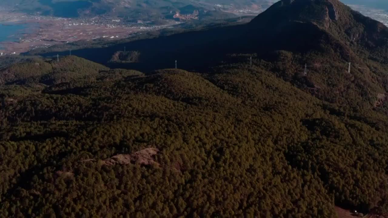 云南丽江玉龙雪山航拍视频素材