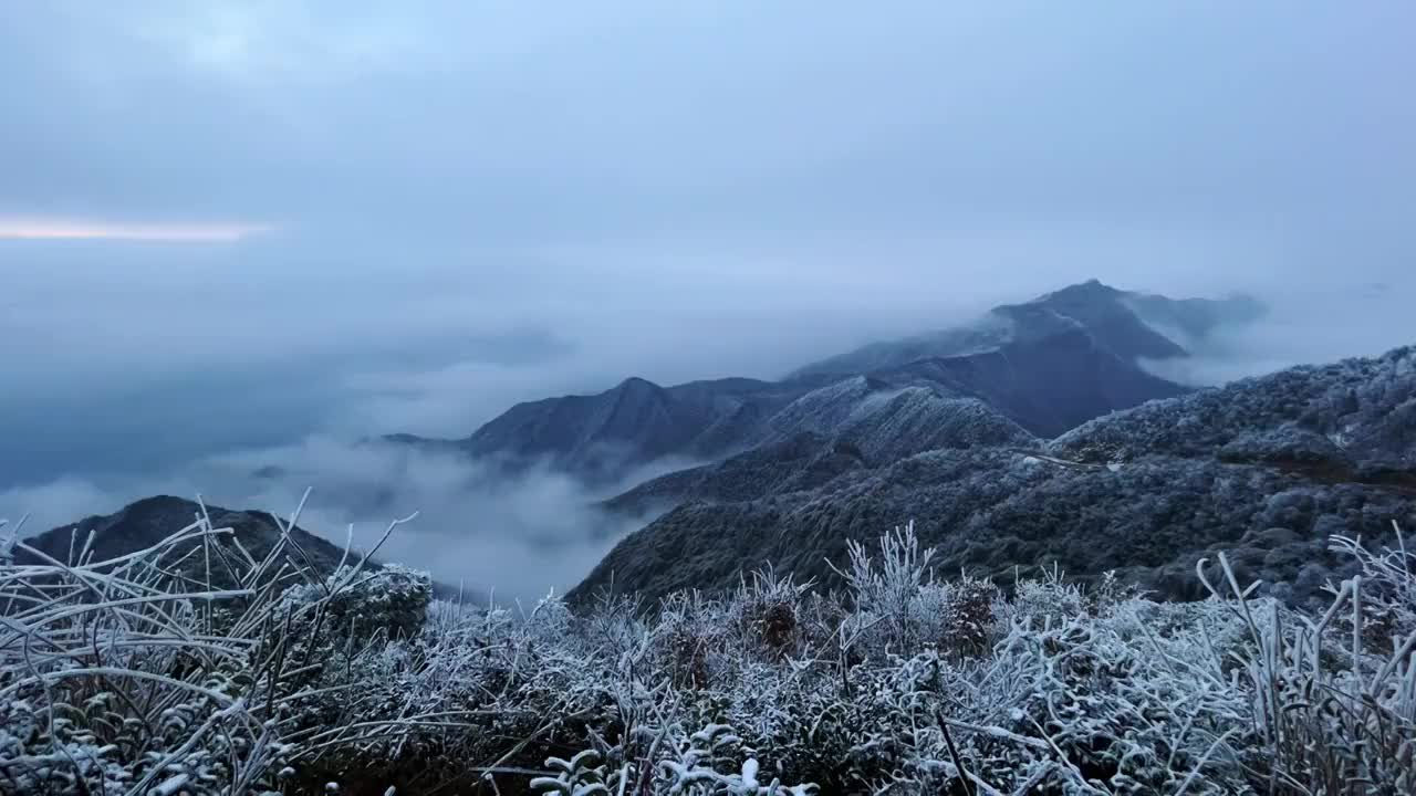 山间云海视频素材