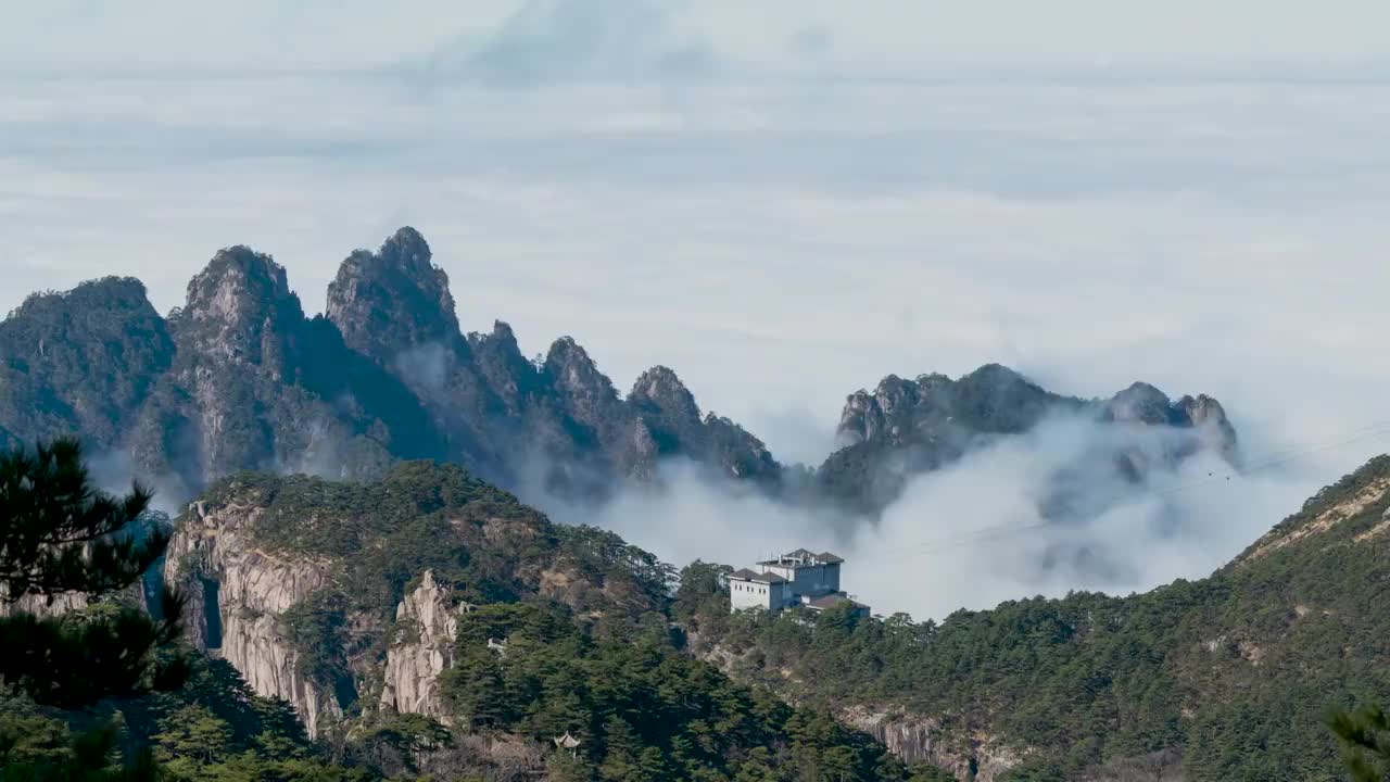 黄山云海视频素材