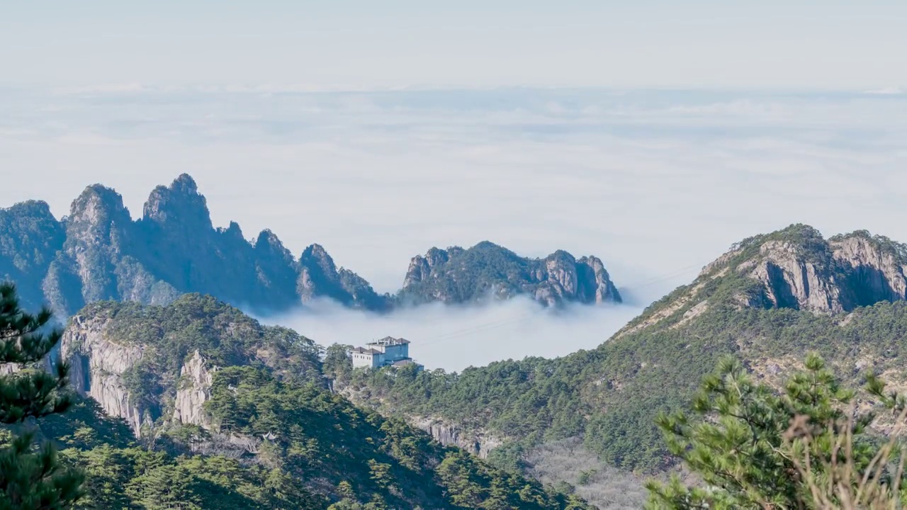 黄山云海视频素材