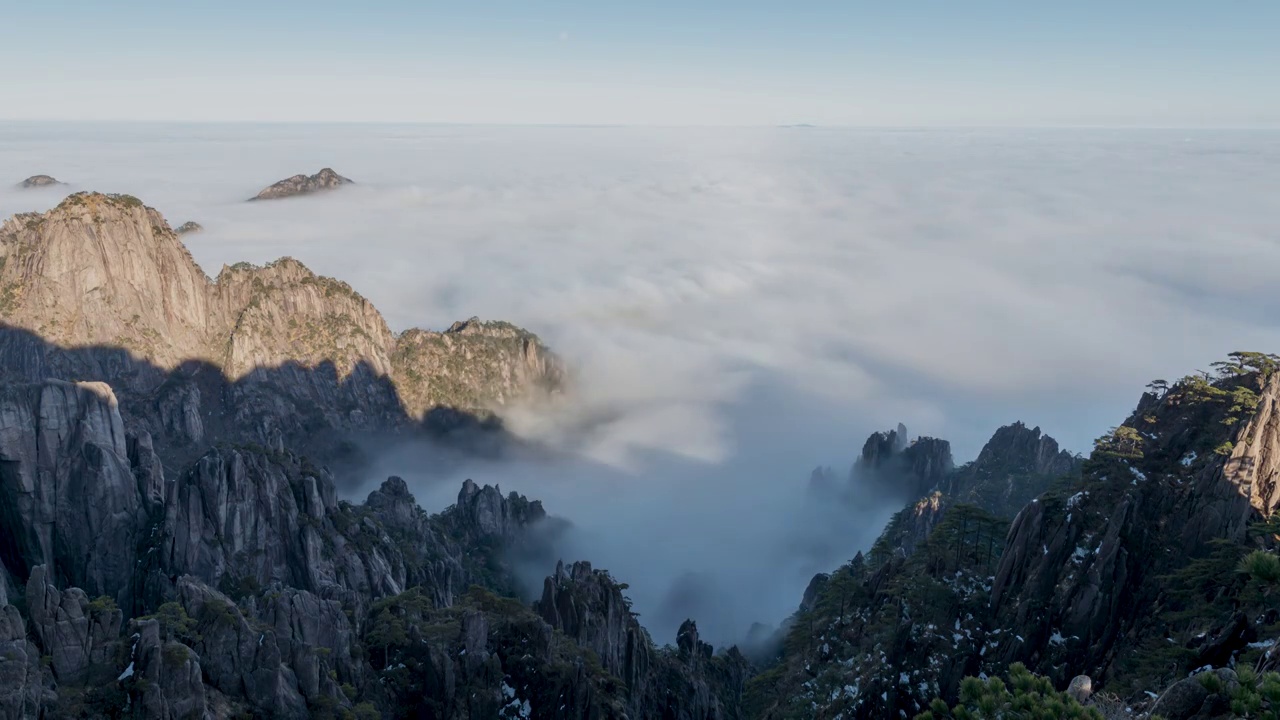 黄山云海视频素材