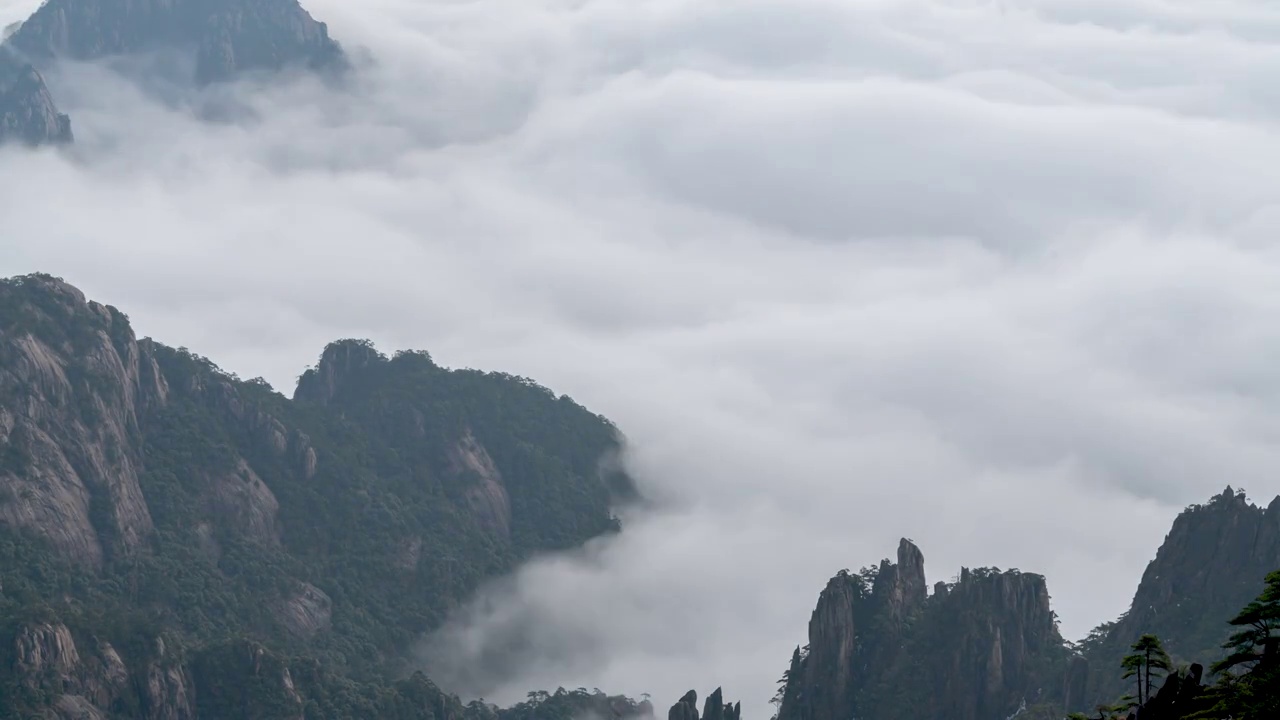 黄山云海视频素材