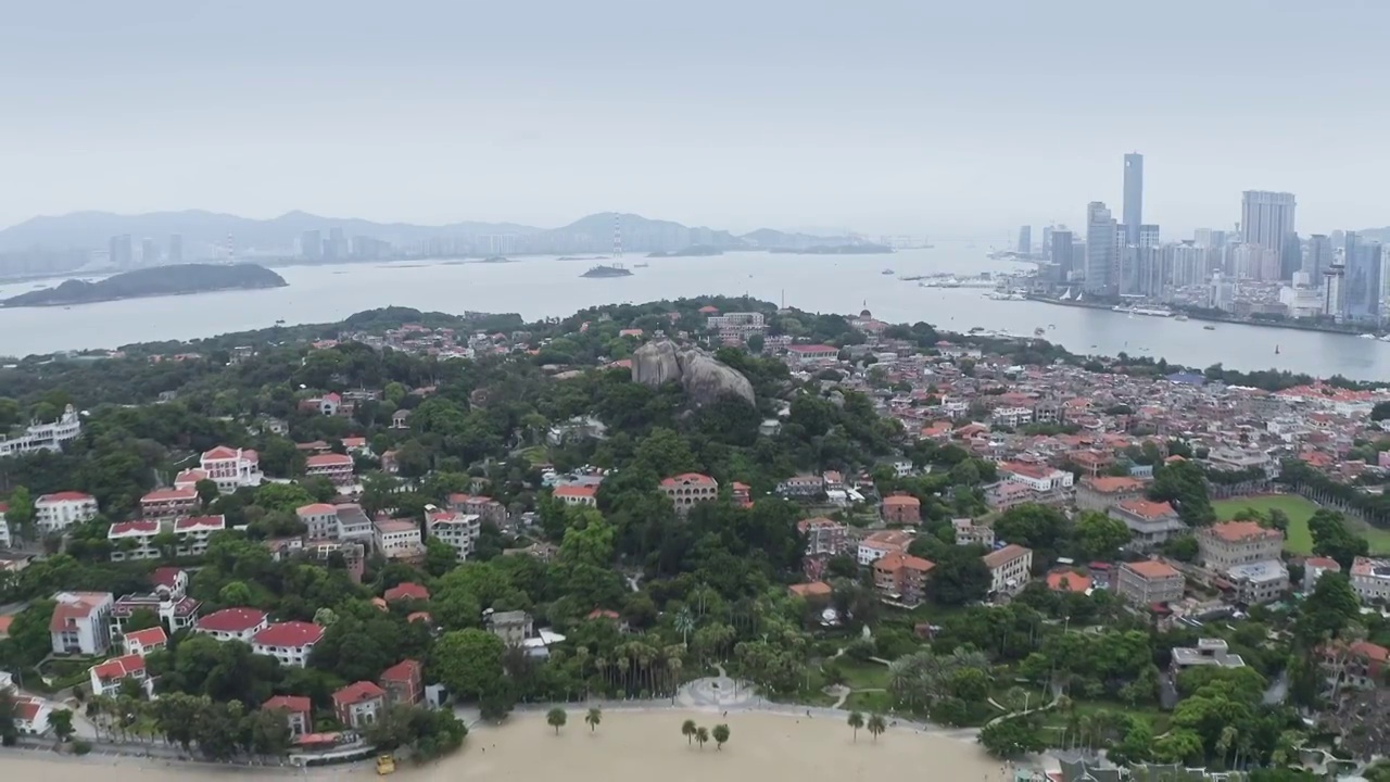 厦门鼓浪屿度假风景区视频素材