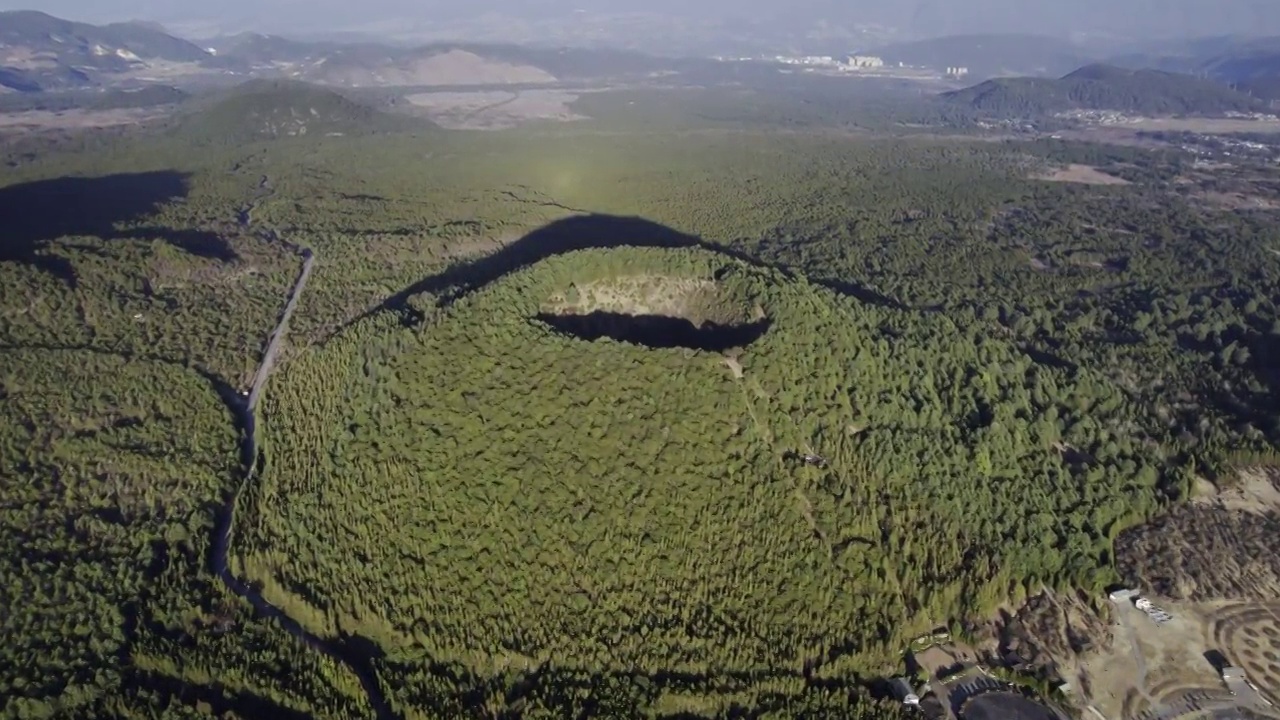 云南腾冲火山航拍素材视频素材