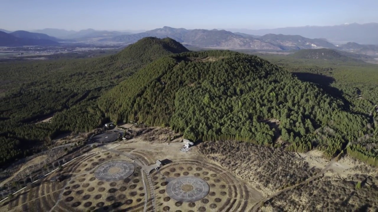 云南腾冲火山航拍素材视频素材