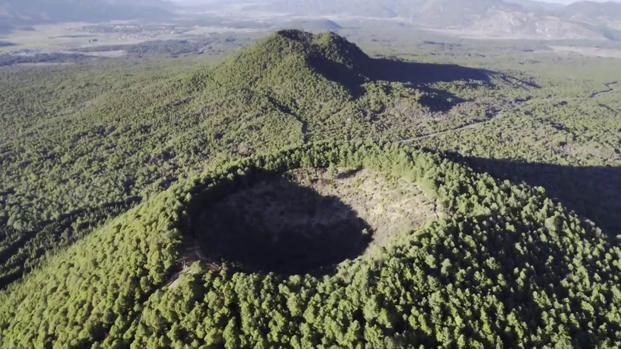 云南腾冲火山航拍素材视频素材