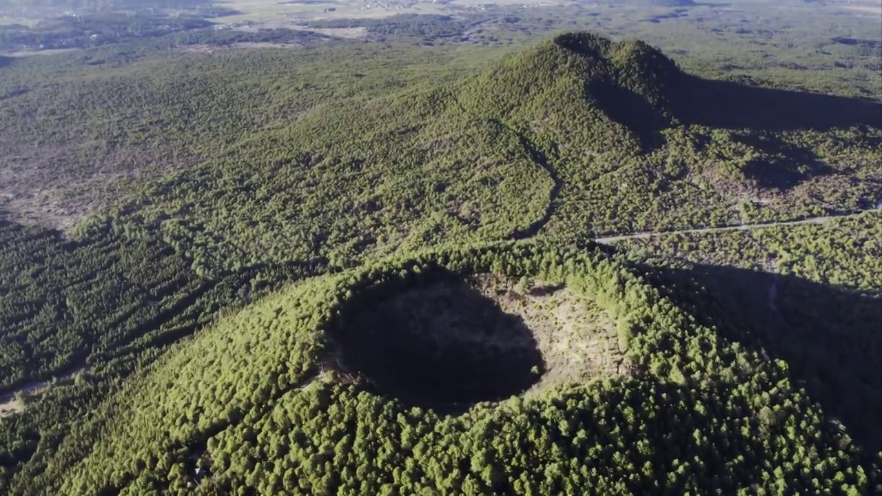 云南腾冲火山航拍素材视频素材