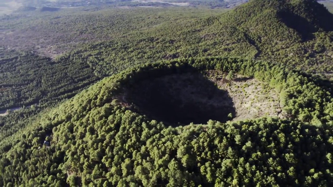 云南腾冲火山航拍素材视频素材