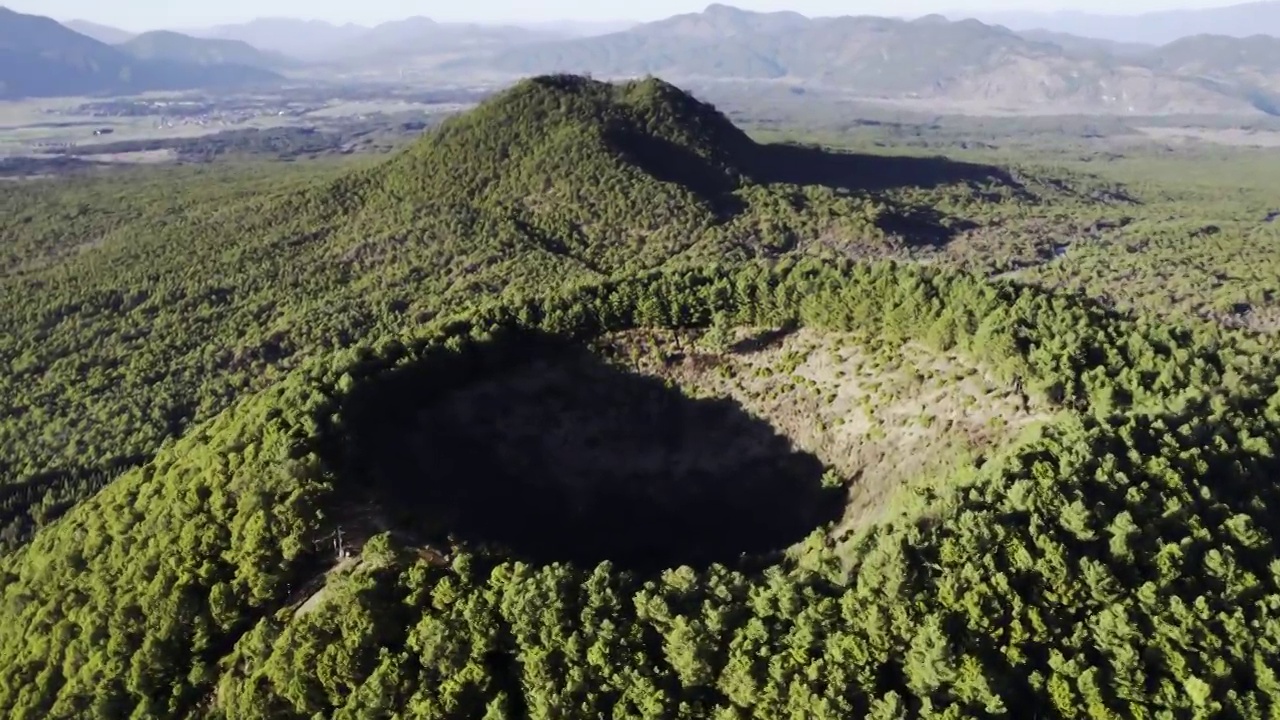 云南腾冲火山航拍素材视频素材