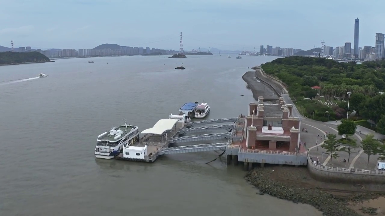 鼓浪屿,鼓浪屿码头视频素材