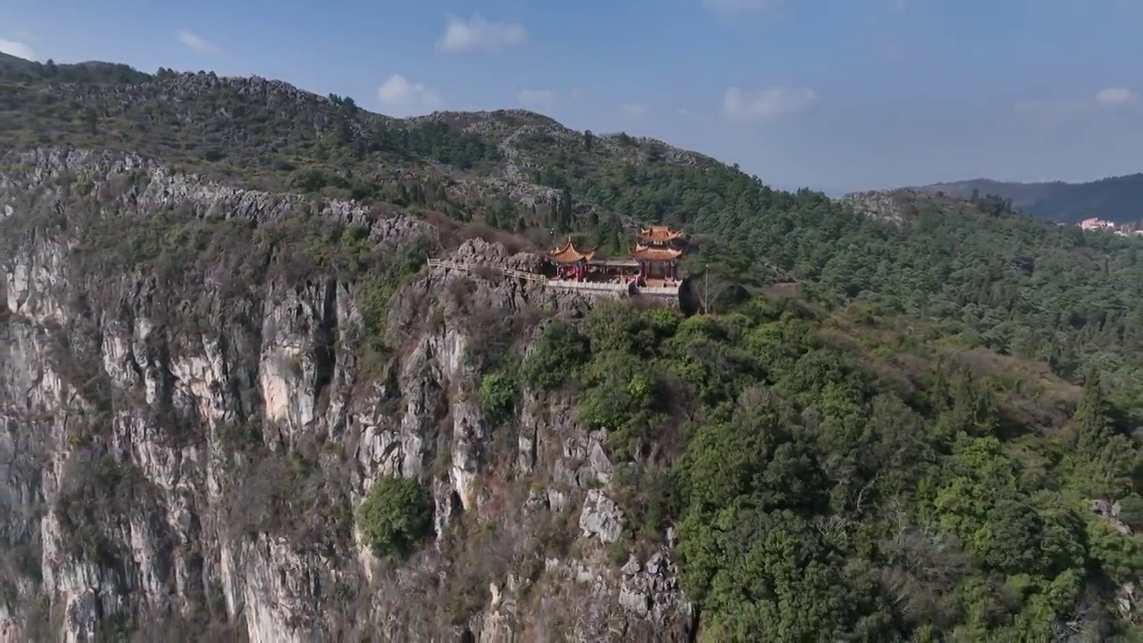 云南昆明西山景区视频素材