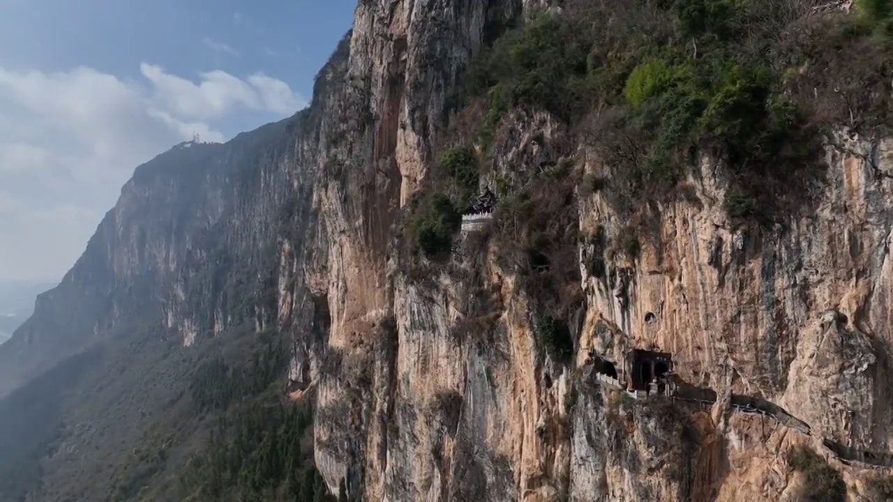 云南昆明西山景区视频素材