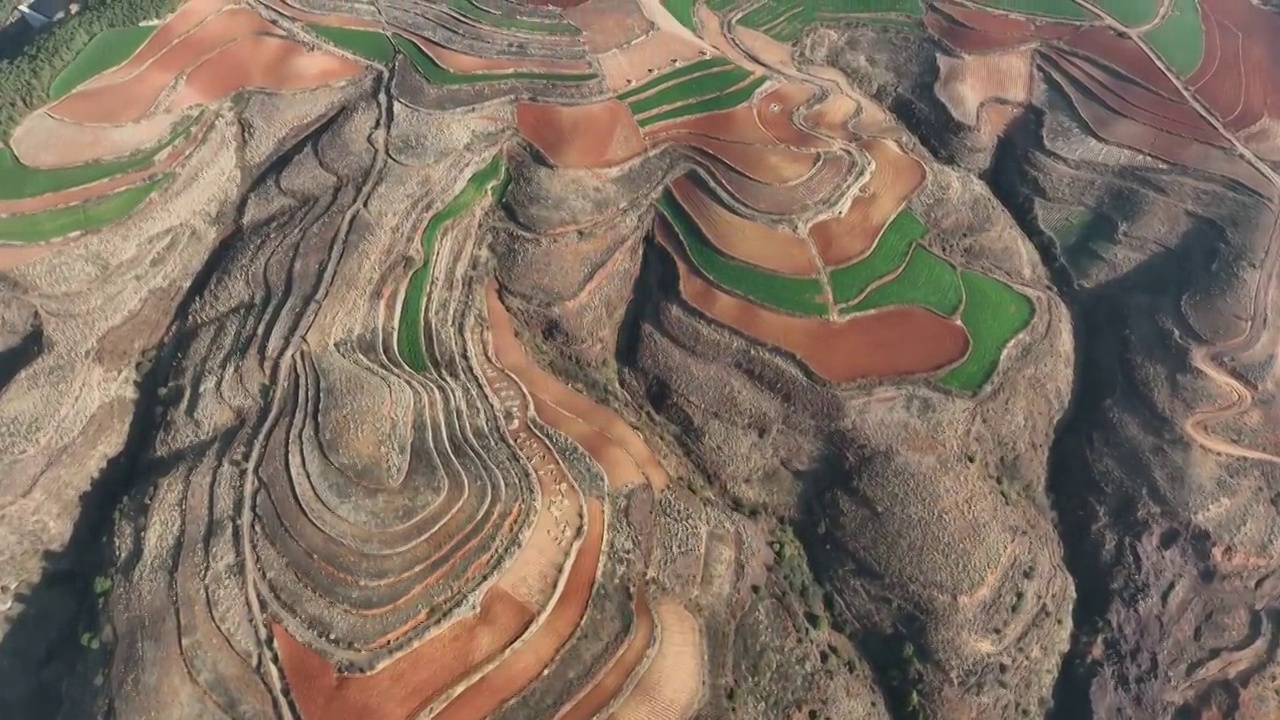 云南东川红土地视频素材