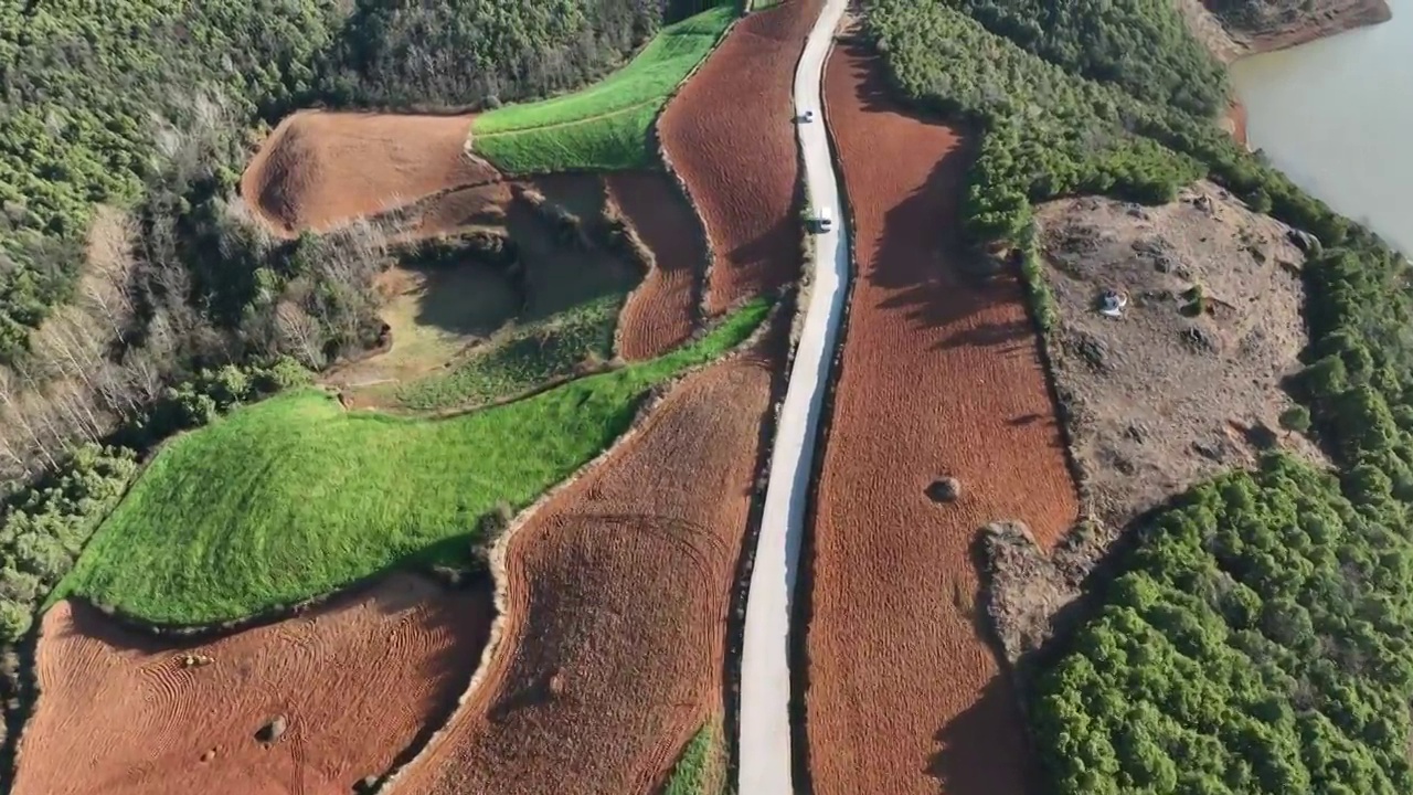 云南东川红土地视频素材