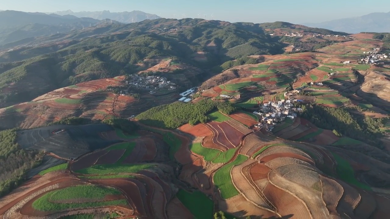 云南东川红土地视频素材