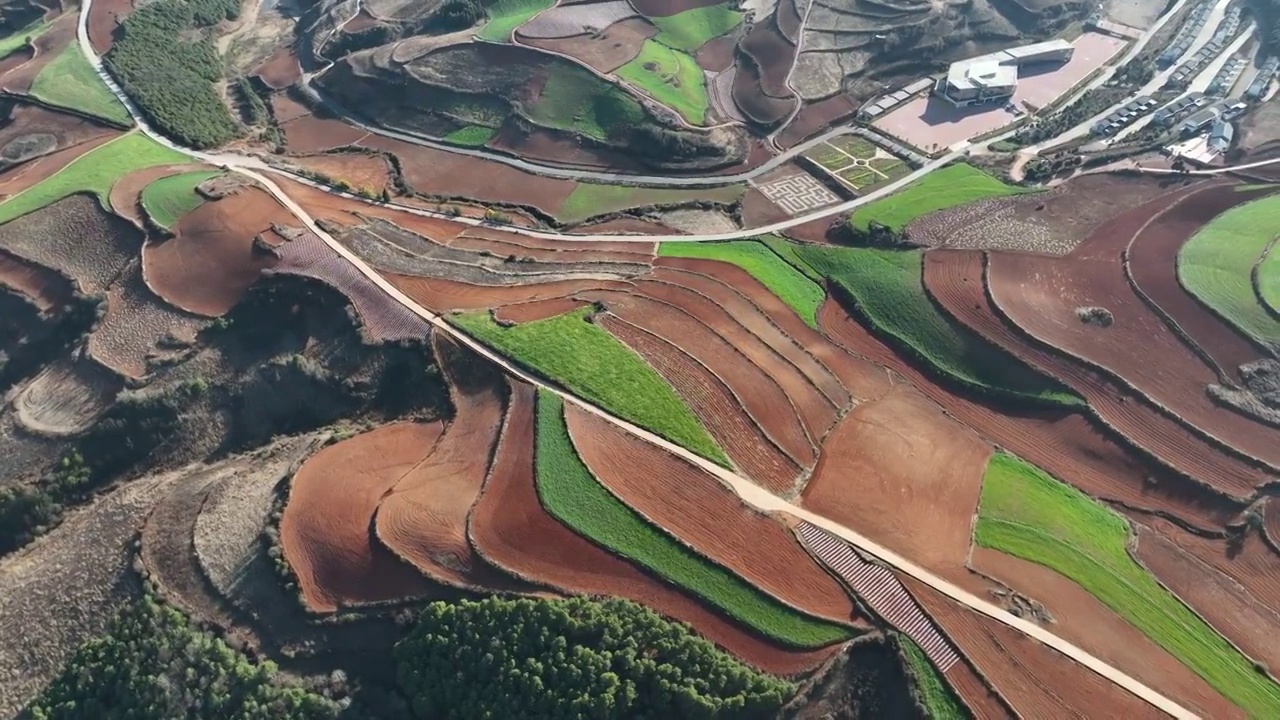 云南东川红土地视频素材