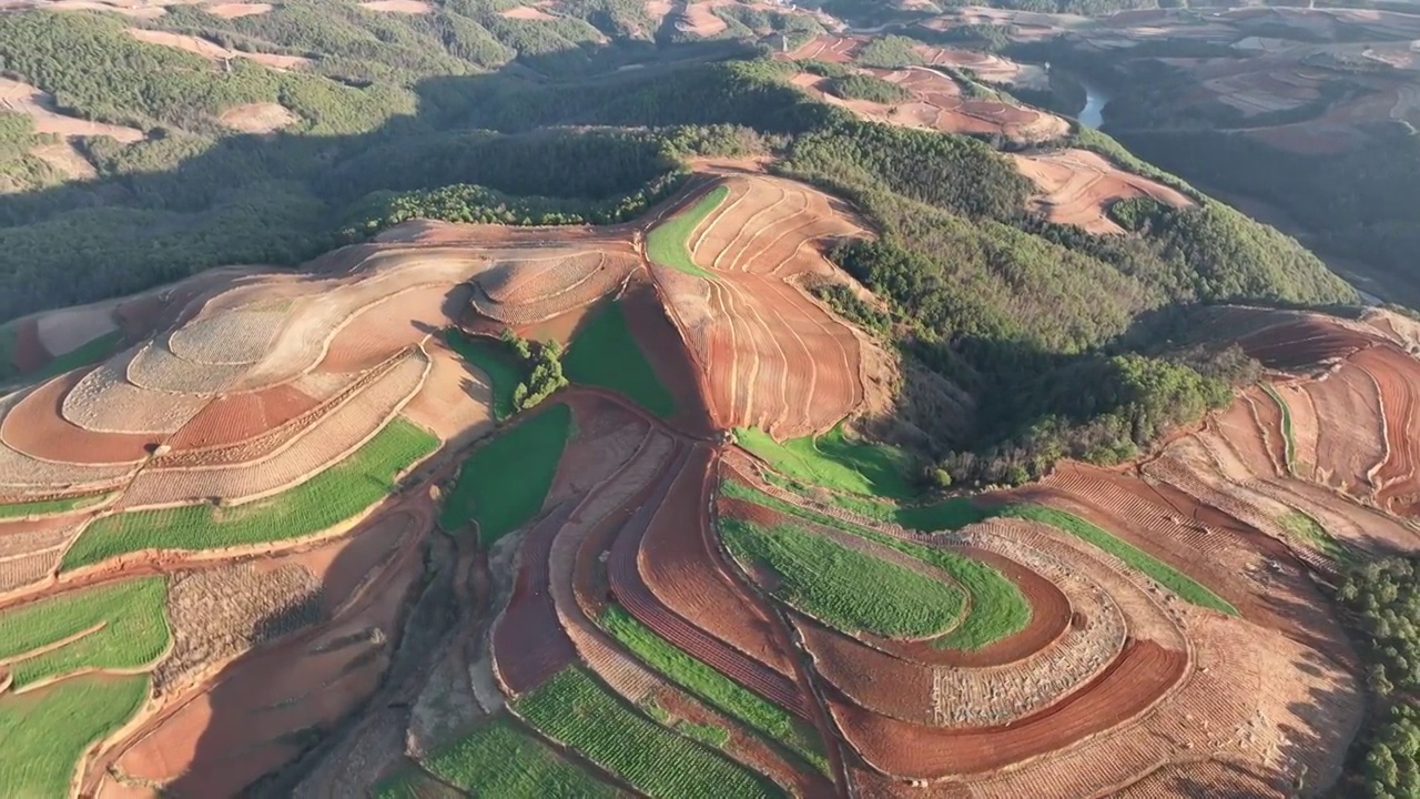 云南东川红土地视频素材