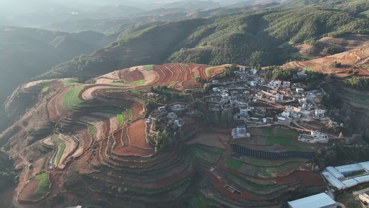 云南东川红土地视频素材