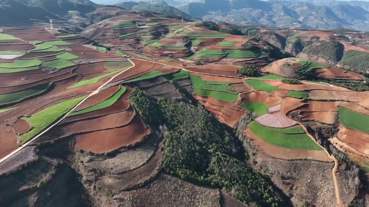 云南东川红土地视频素材