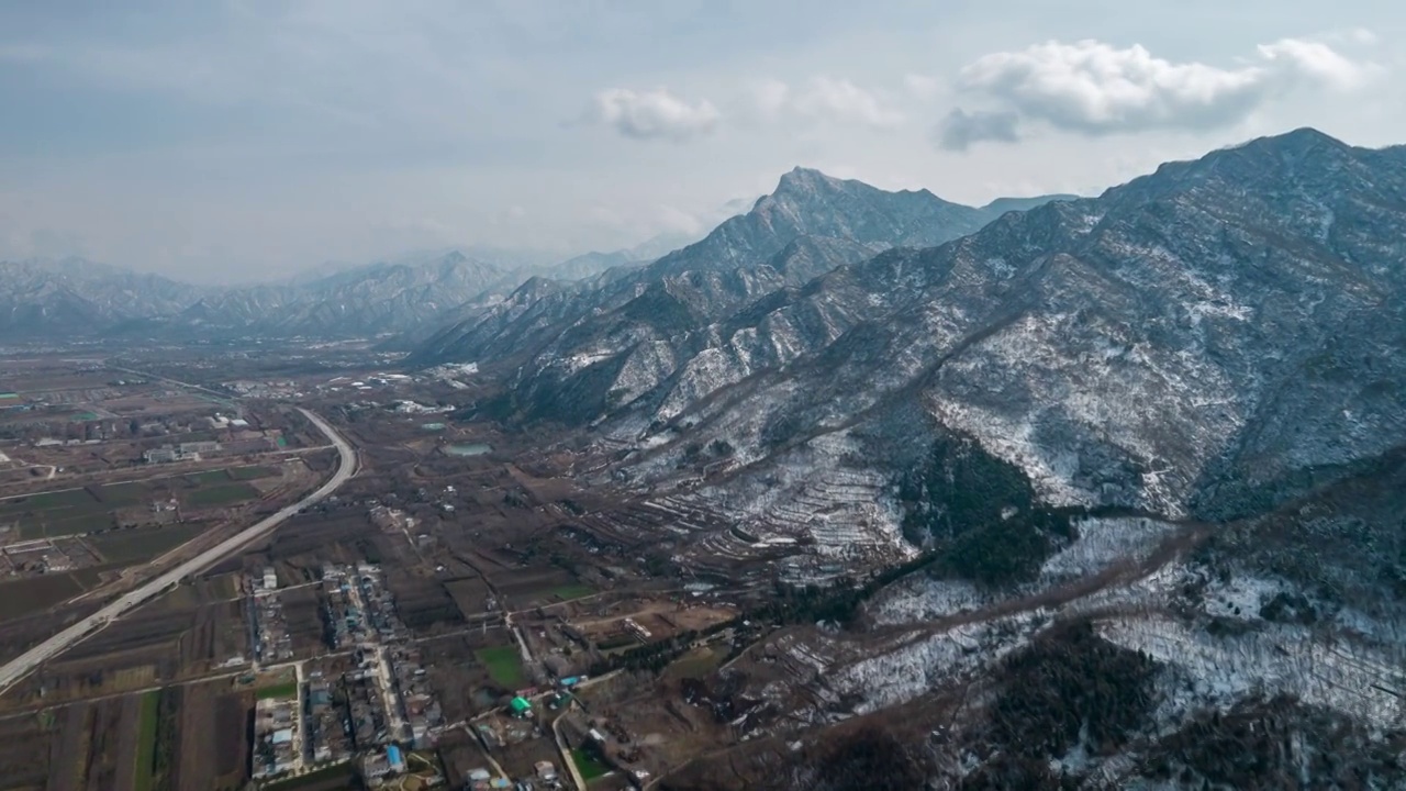 秦岭环山公路西安段视频素材