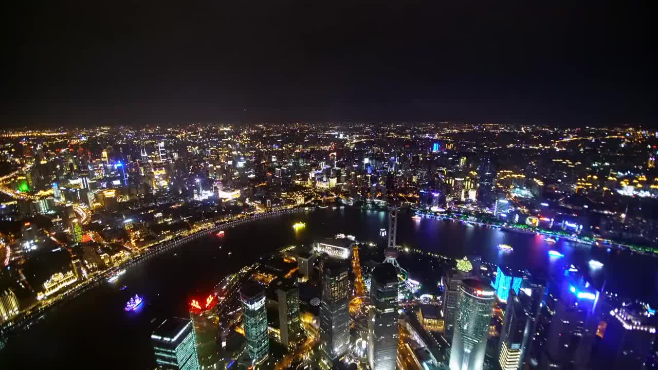 上海 城市风光 灯光秀 夜景 俯瞰 合集（合集）视频下载