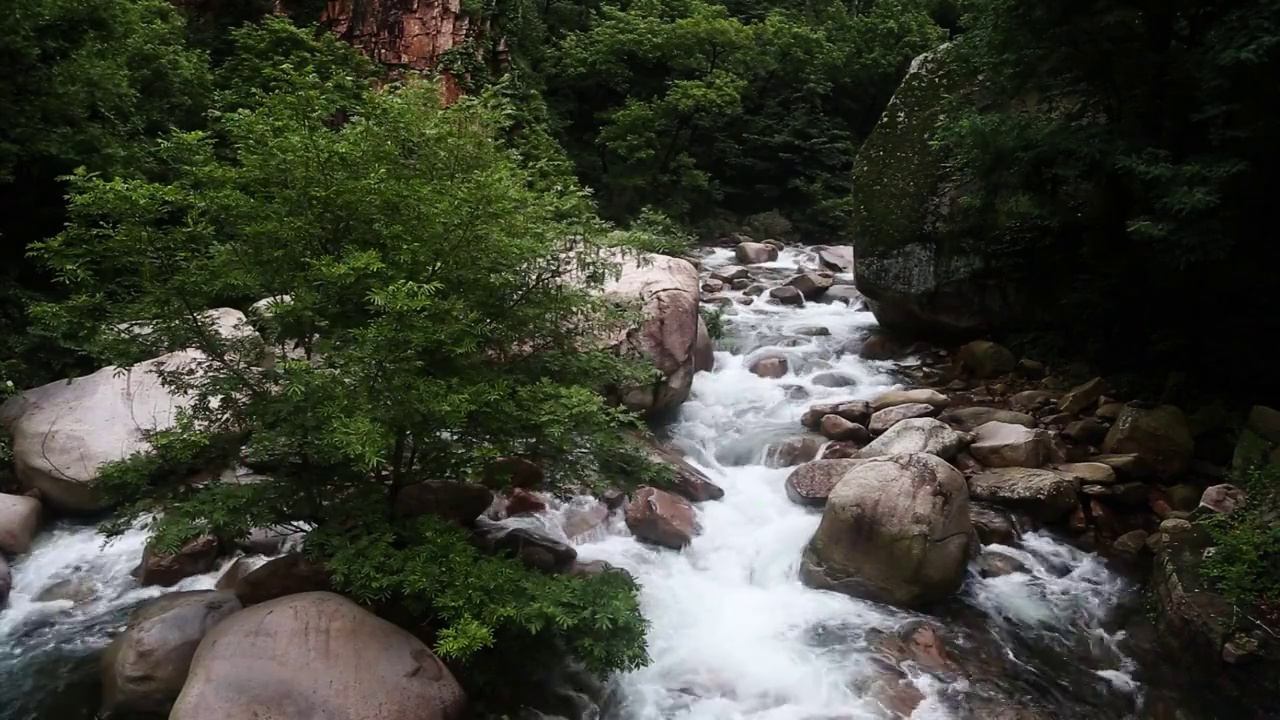 崂山北九水视频素材