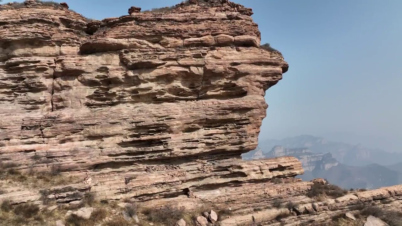 太行之巅之宽嶂山视频素材