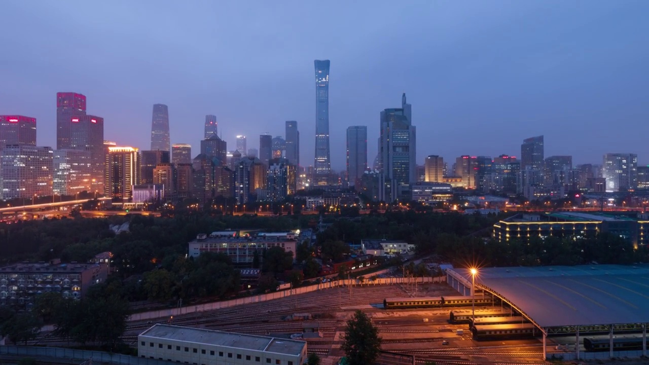 城市夜景视频素材