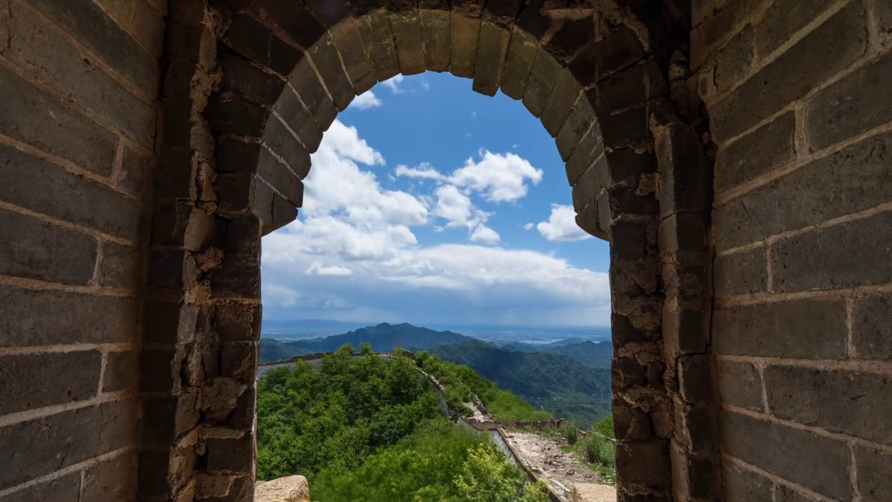 长城风景视频素材