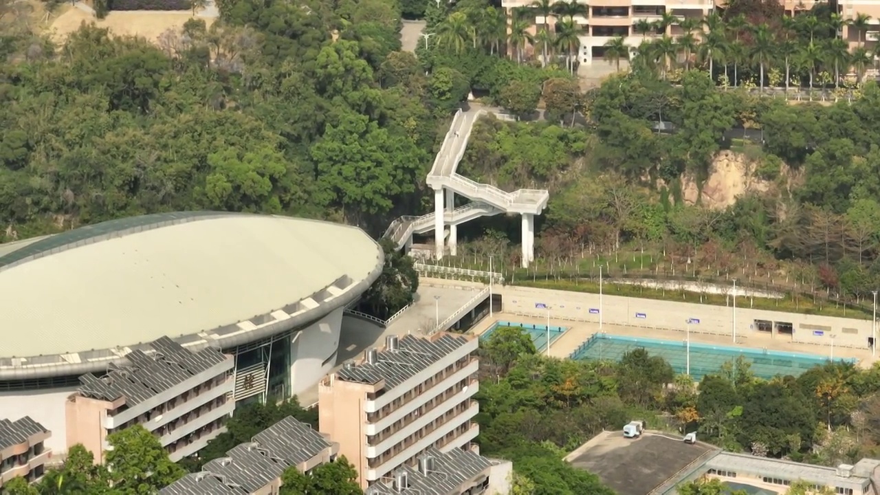 电子科技大学中山学院航拍视频素材