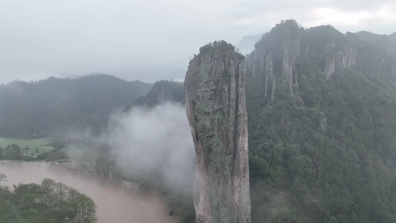 丽水缙云仙都景区 鼎湖峰视频素材