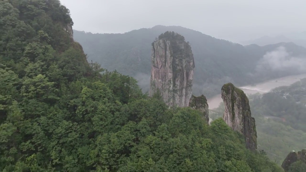 丽水缙云仙都景区 鼎湖峰视频素材