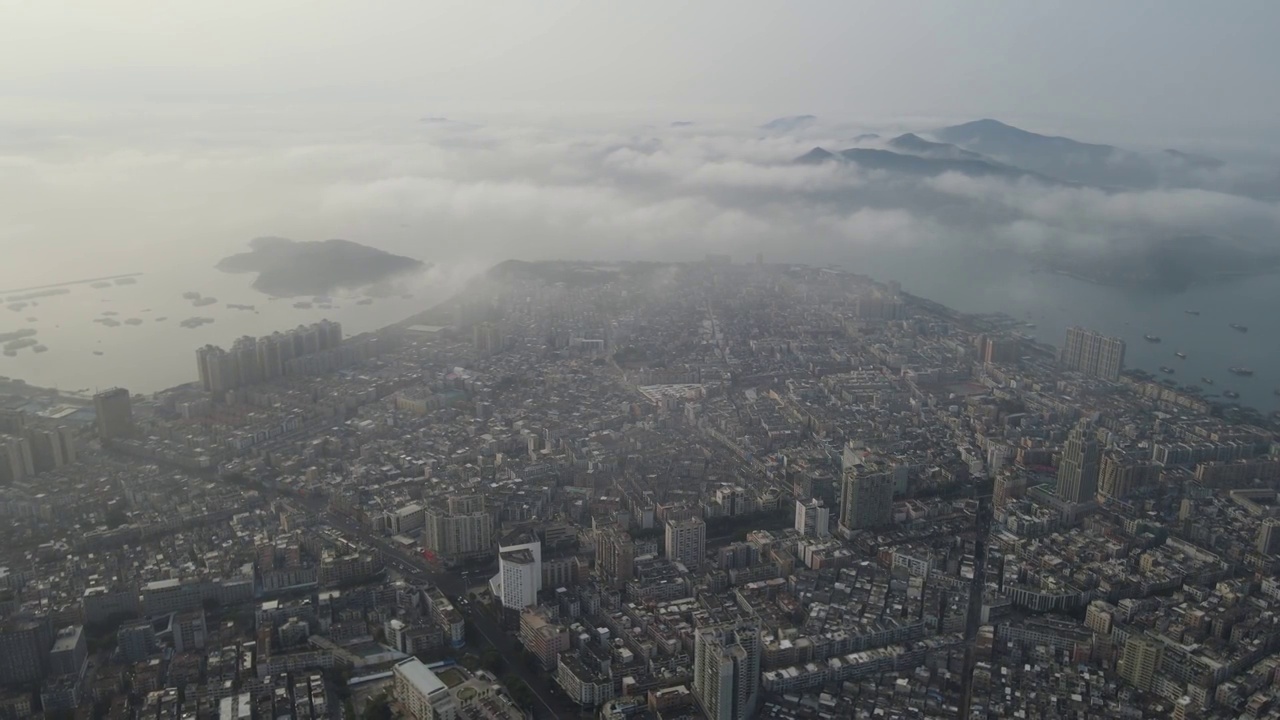 汕尾城市风光视频素材