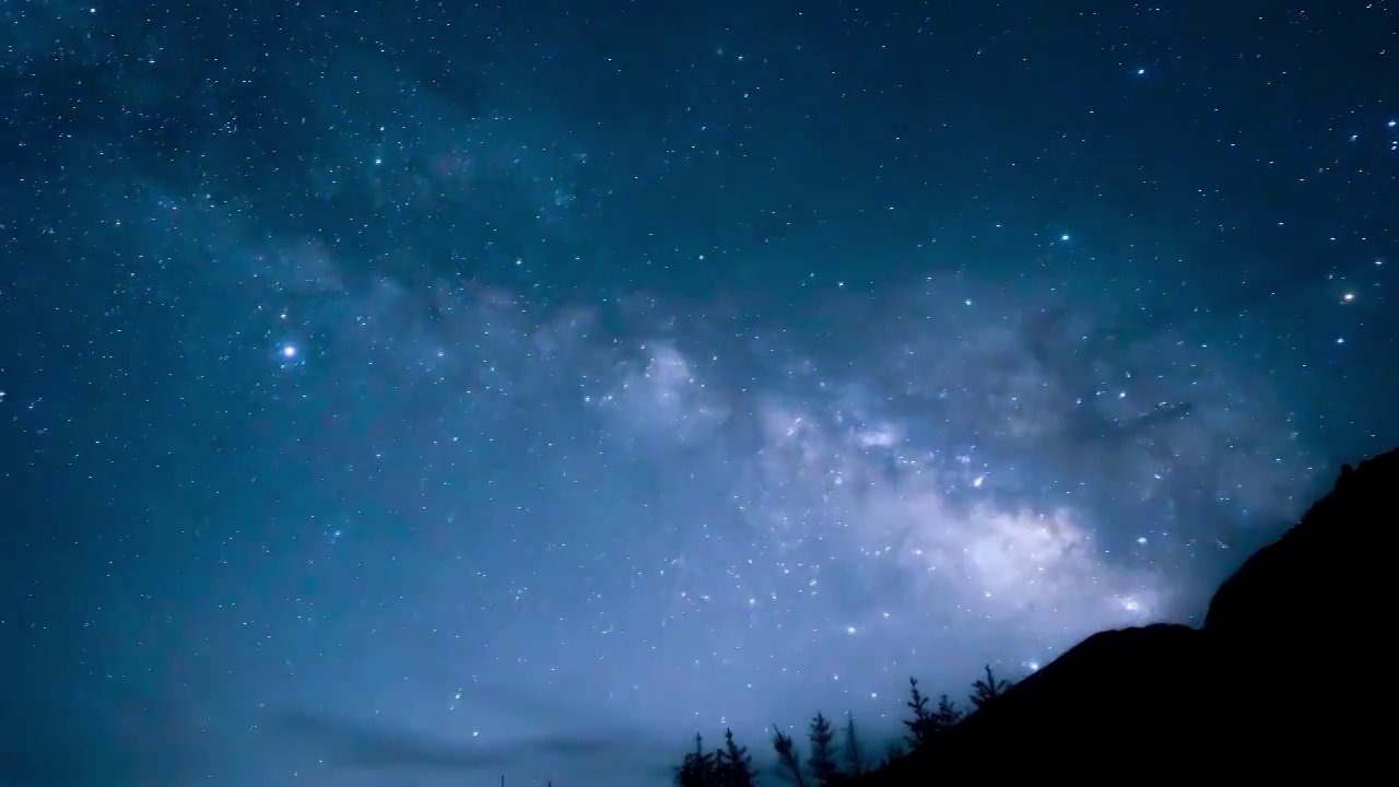 莲宝叶则银河星空延时视频视频下载