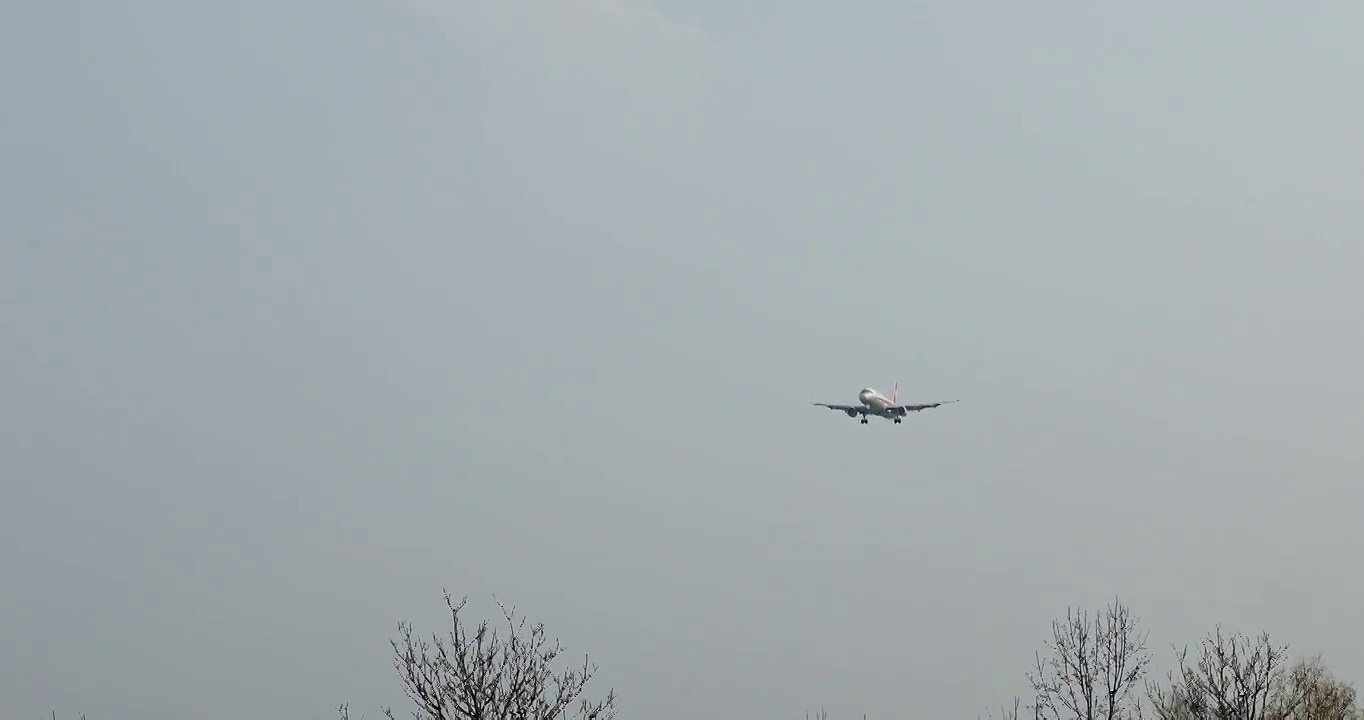 飞机在空中飞行视频素材