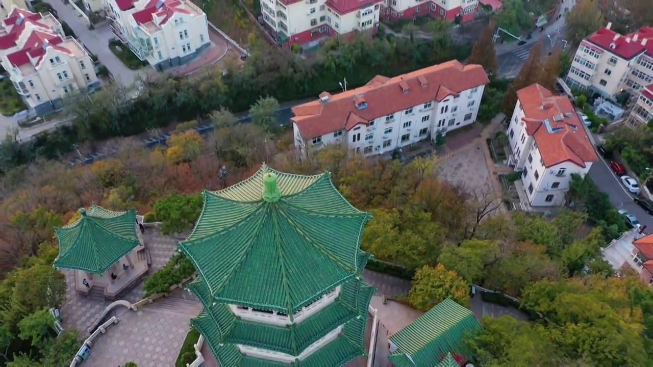 青岛老城区风光视频素材