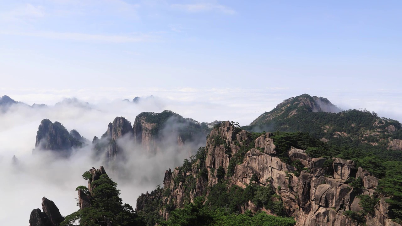 黄山云海视频素材