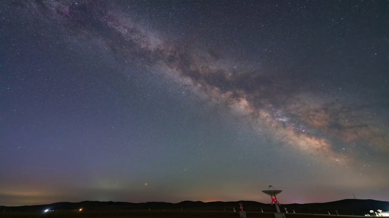 银河星空视频素材