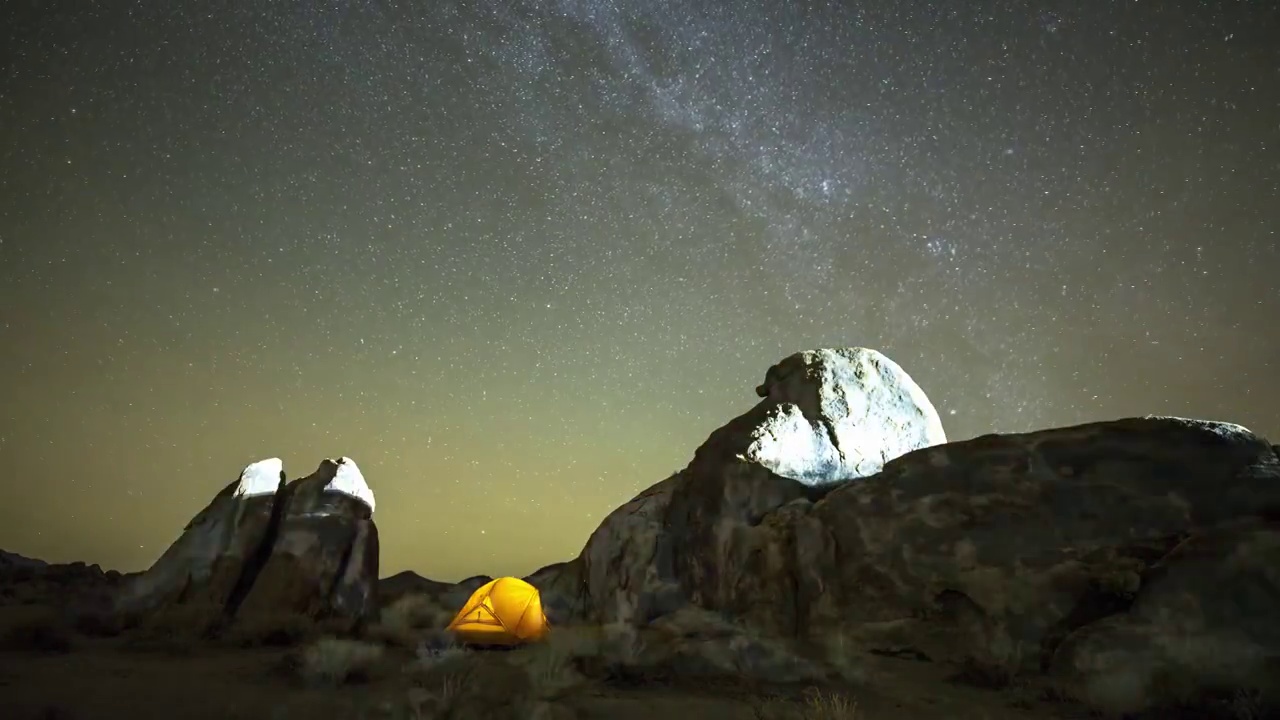 阿拉巴马山星空视频素材