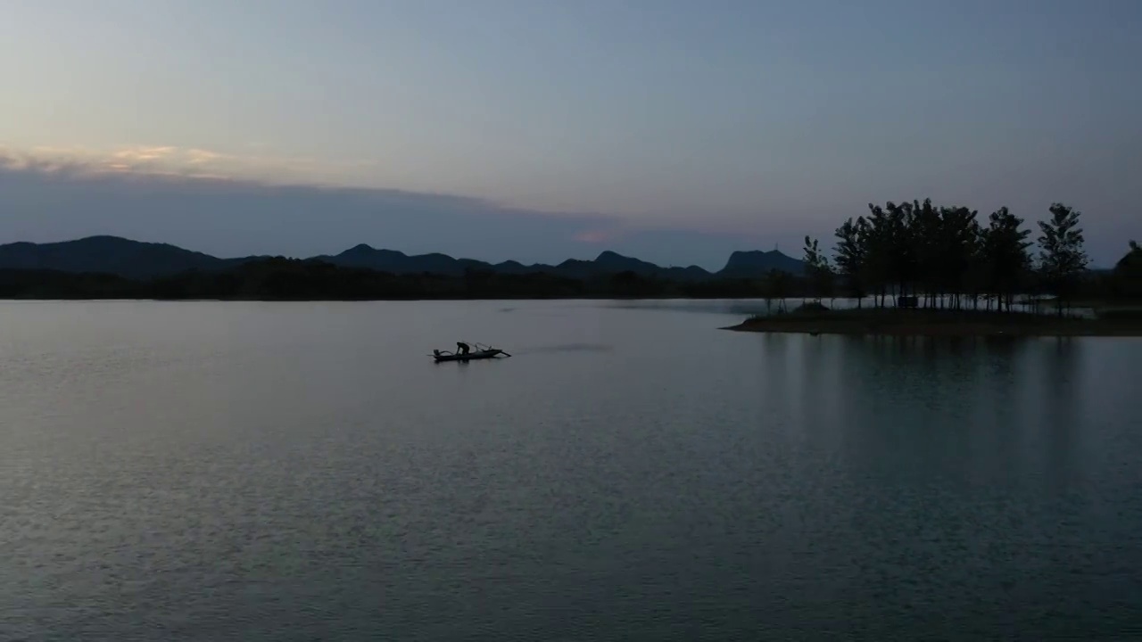 贵阳红枫湖风光视频素材