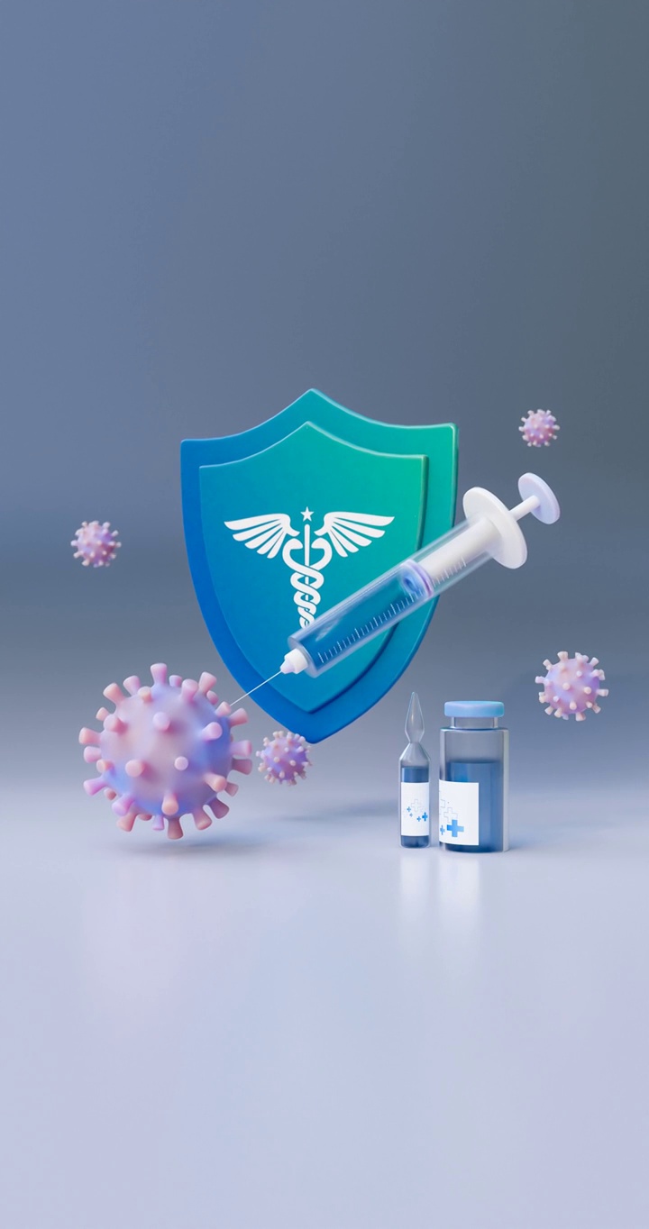 3D抗击疫情接种疫苗医疗主题动画视频购买