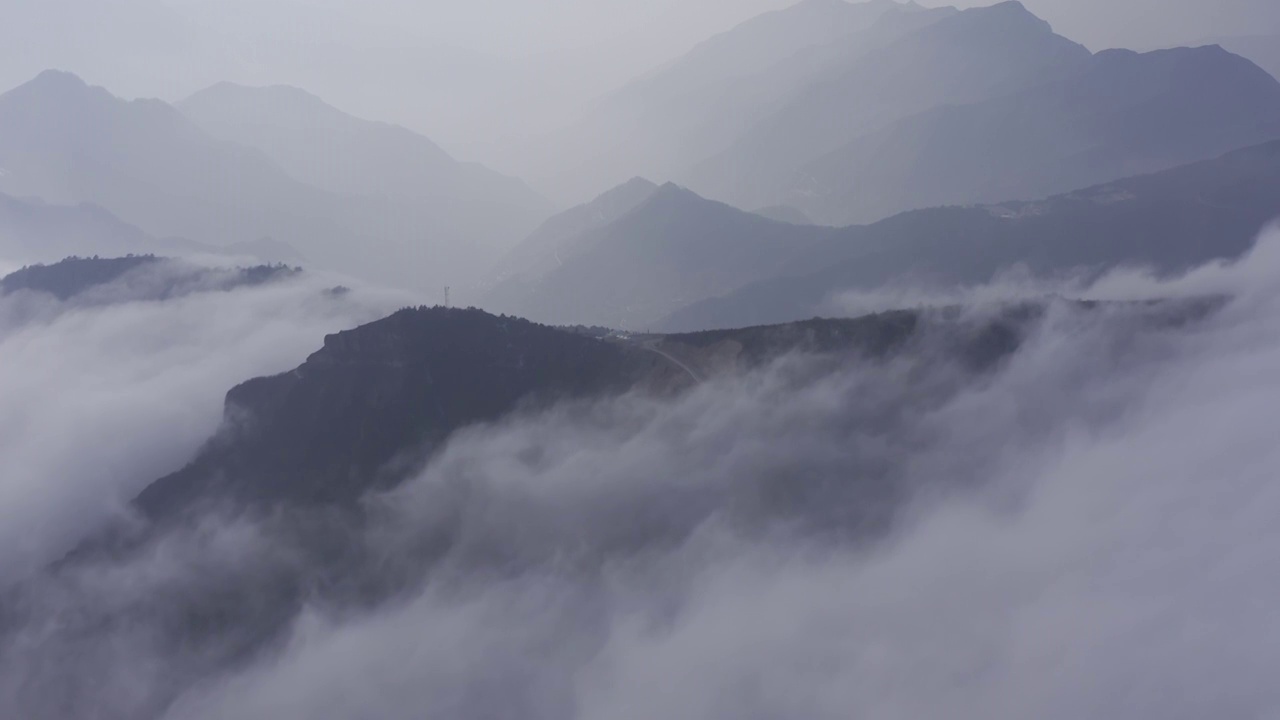 四川牛背山云海日出视频素材