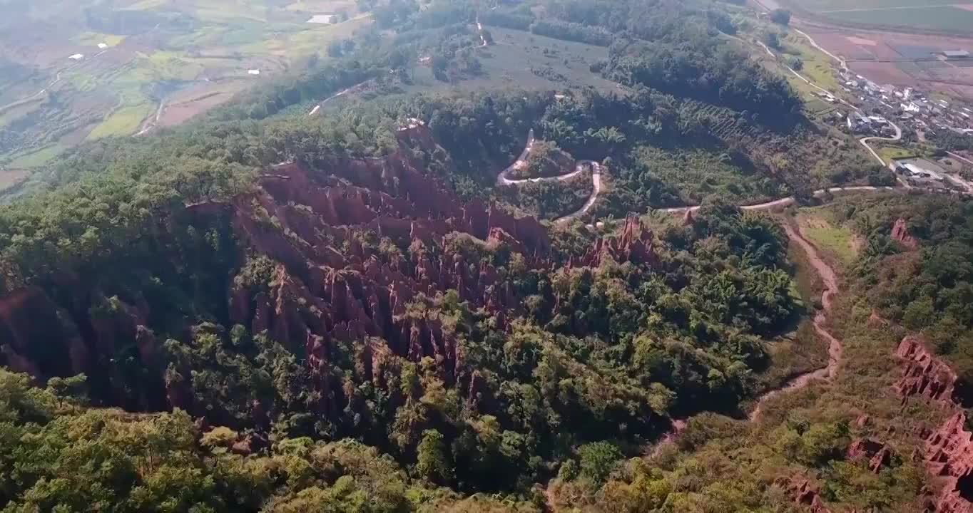 云南普洱景东文井土林视频素材