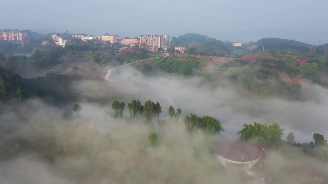 重庆郊区云海视频素材