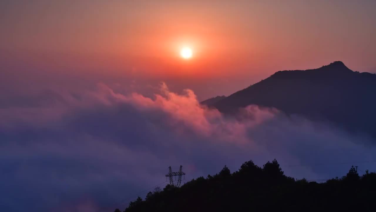 日出云海视频素材