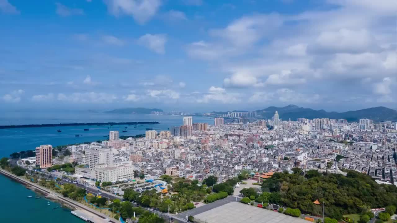 城市天空延时视频视频素材