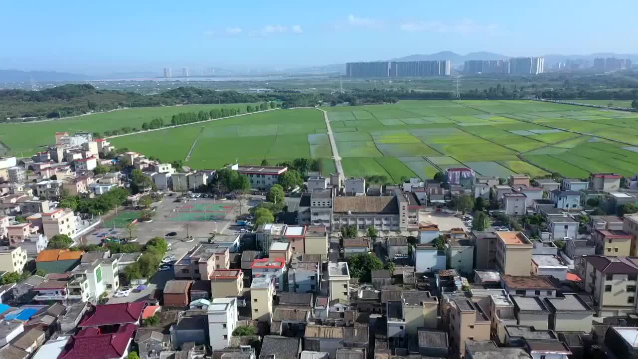 中山崖口村视频素材