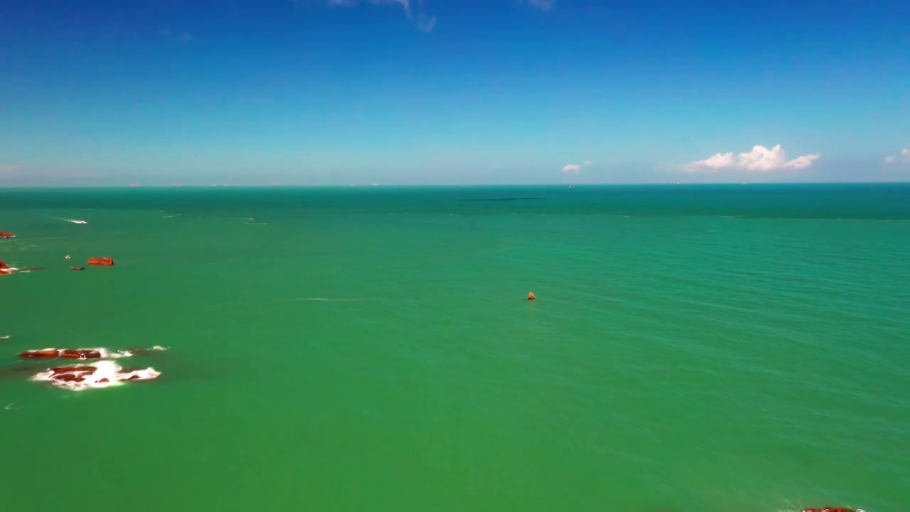 舟山群岛东极岛青浜岛海景视频素材