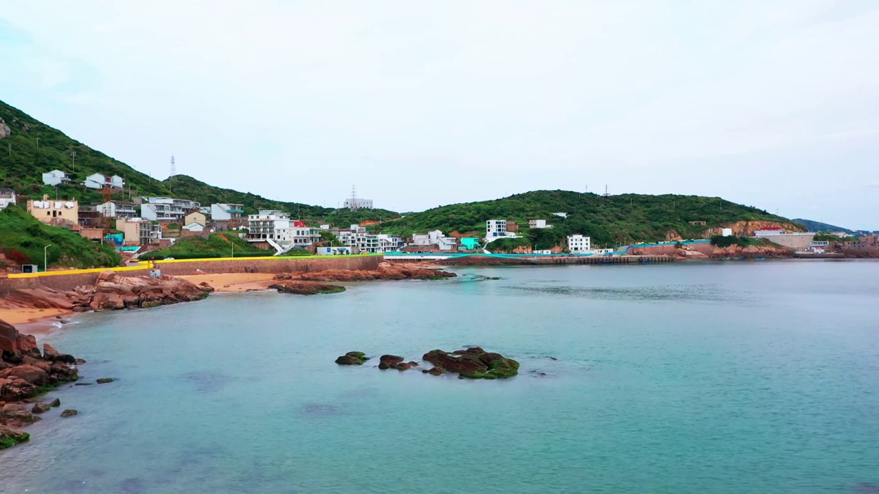 舟山群岛嵊泗县枸杞岛海景视频素材